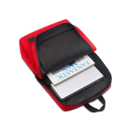 Classone Mila PR-EK102 15,6' Su Geçirmez Kumaş,Fermuar Notebook Sırt Çantası  Kırmızı - 3