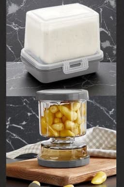 Vip Ahmet Ecem Suda Peynir Turşu Zeytin Saklama Kabı 2'li Paket - 1