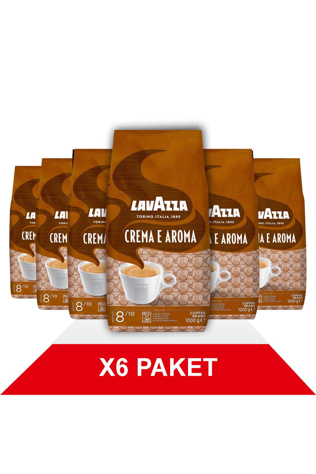 Crema E Aroma Çekirdek Kahve (1000gr) x6