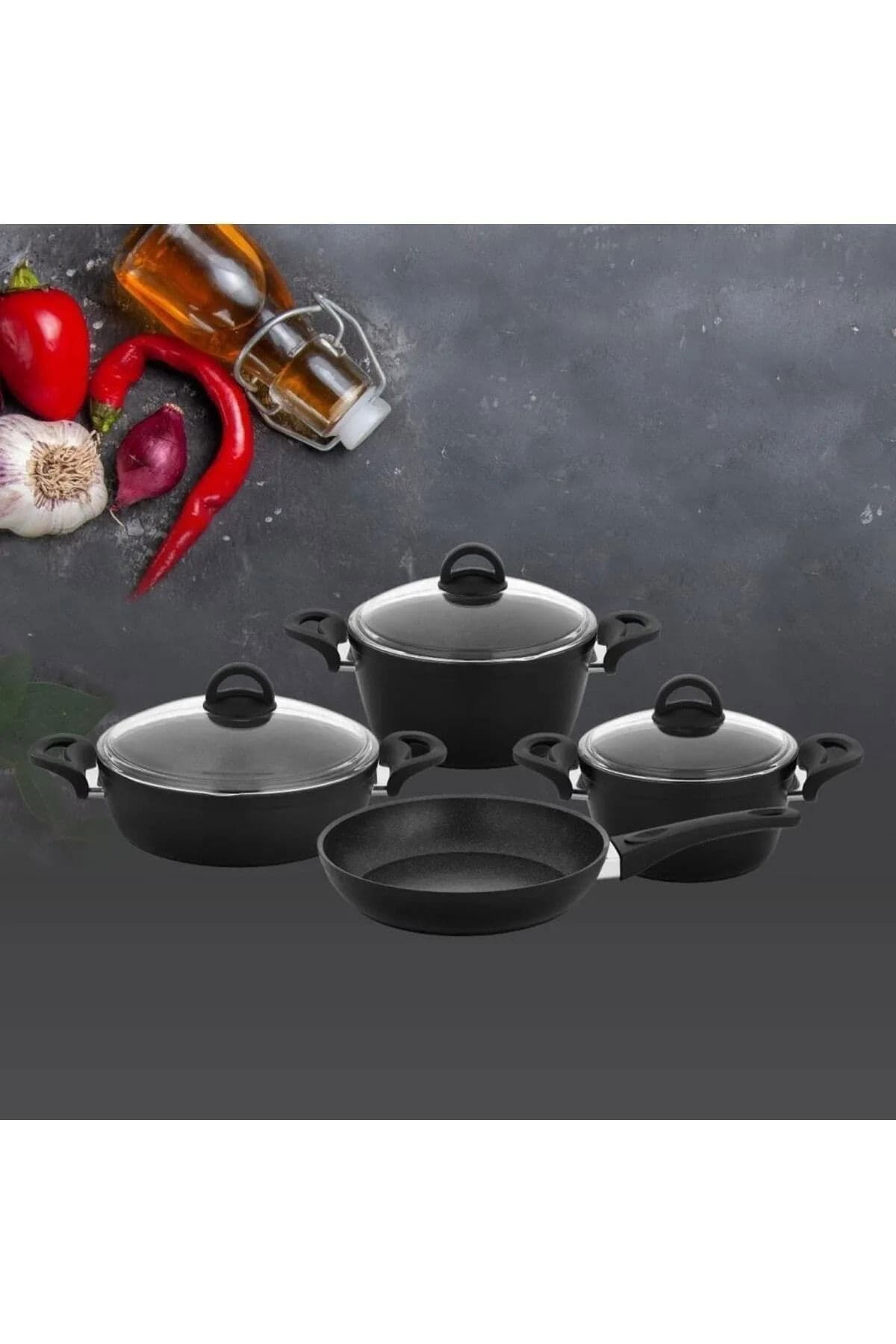 Rubenis Chef Grace 7 Parça Granit Tencere Seti Rc-510