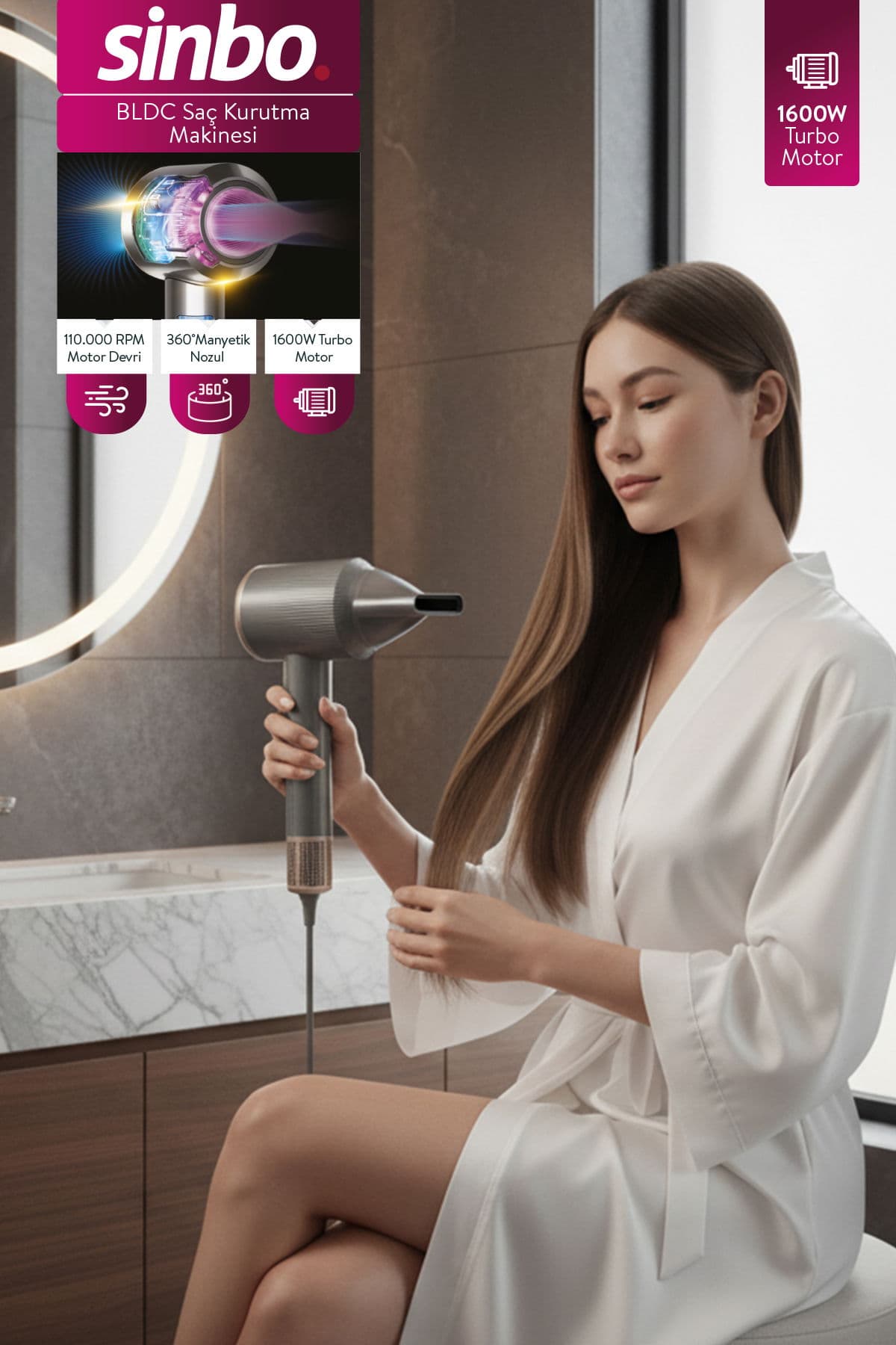 SHD-1726 Saç Kurutma Makinesi