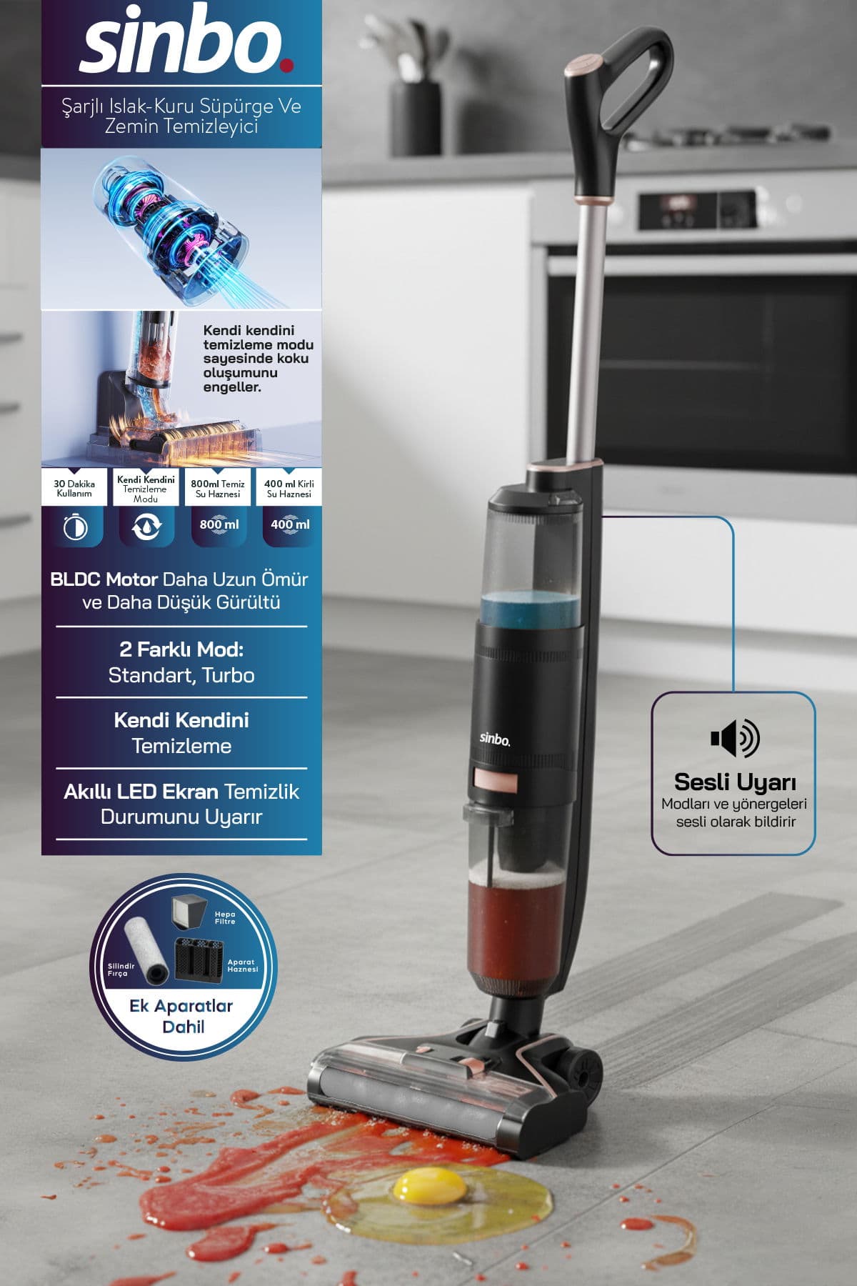 SFC-4102 Islak-Kuru Yüzey Temizleyici