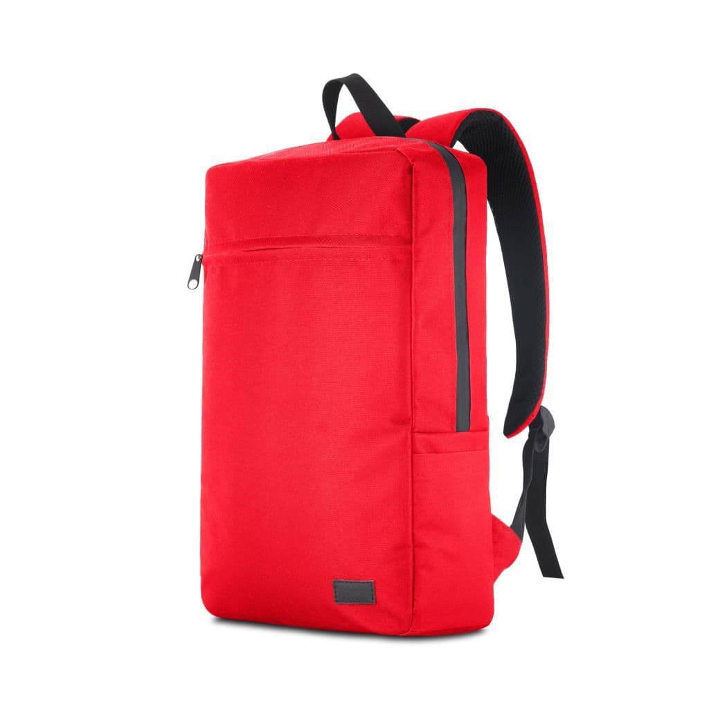 Classone Mila PR-EK102 15,6' Su Geçirmez Kumaş,Fermuar Notebook Sırt Çantası Kırmızı
