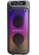 4 inç kablosuz taşınabilir bas hoparlör led rgb renkli ışıklar bluetooth hoparlör açık usb mp3 çalar