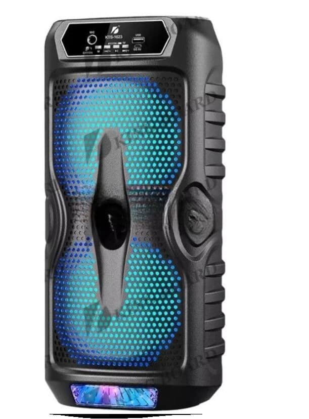 kablosuz taşınabilir açık dj parti BT hoparlörler TWS ve FM ve USB çift 8 inç KTS-1623