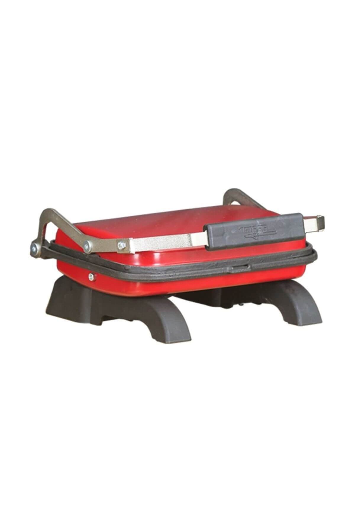 Döküm Ev Tipi Tost Makinesi Kırmızı