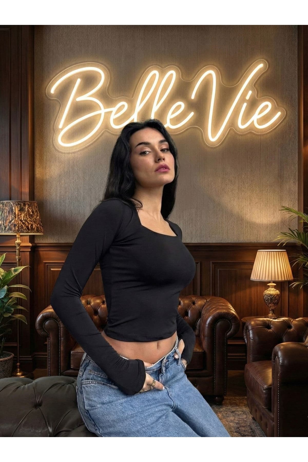 Kadın Parmak Detaylı Body