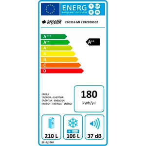 Arçelik 260316 MI No Frost Buzdolabı #4